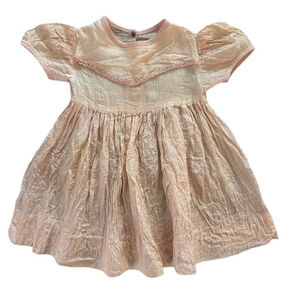 Antique pale pink lolita doll dress